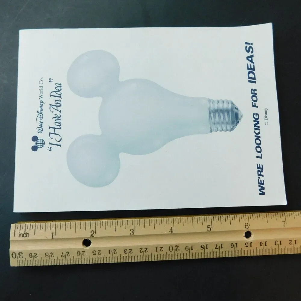 Walt Disney Mickey Mouse Notepads Lot of 4, Contempo, WD World Ears, Stationery